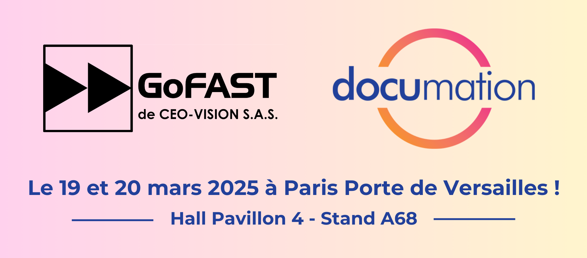 Retrouvez GoFAST au salon Documation 2025 !